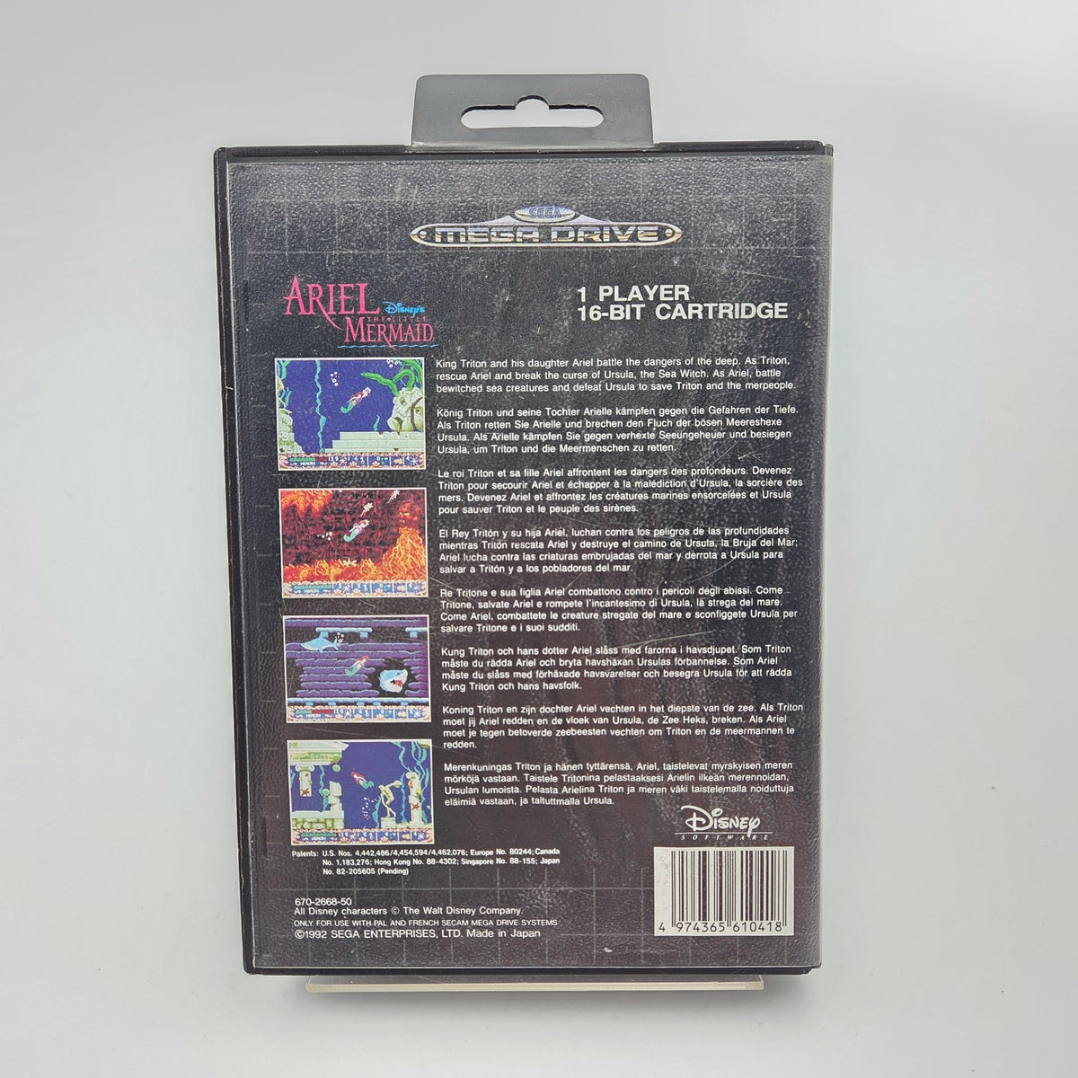 Ariel The Little Mermaid - Mega Drive - Strike Games