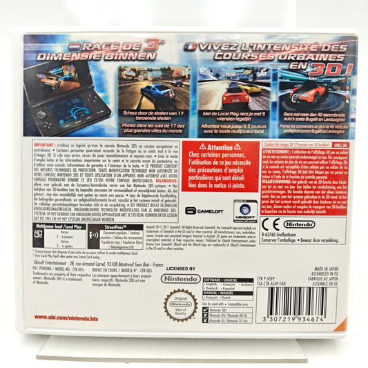 ASPHALT 3D - NINTENDO 3DS - Strike Games