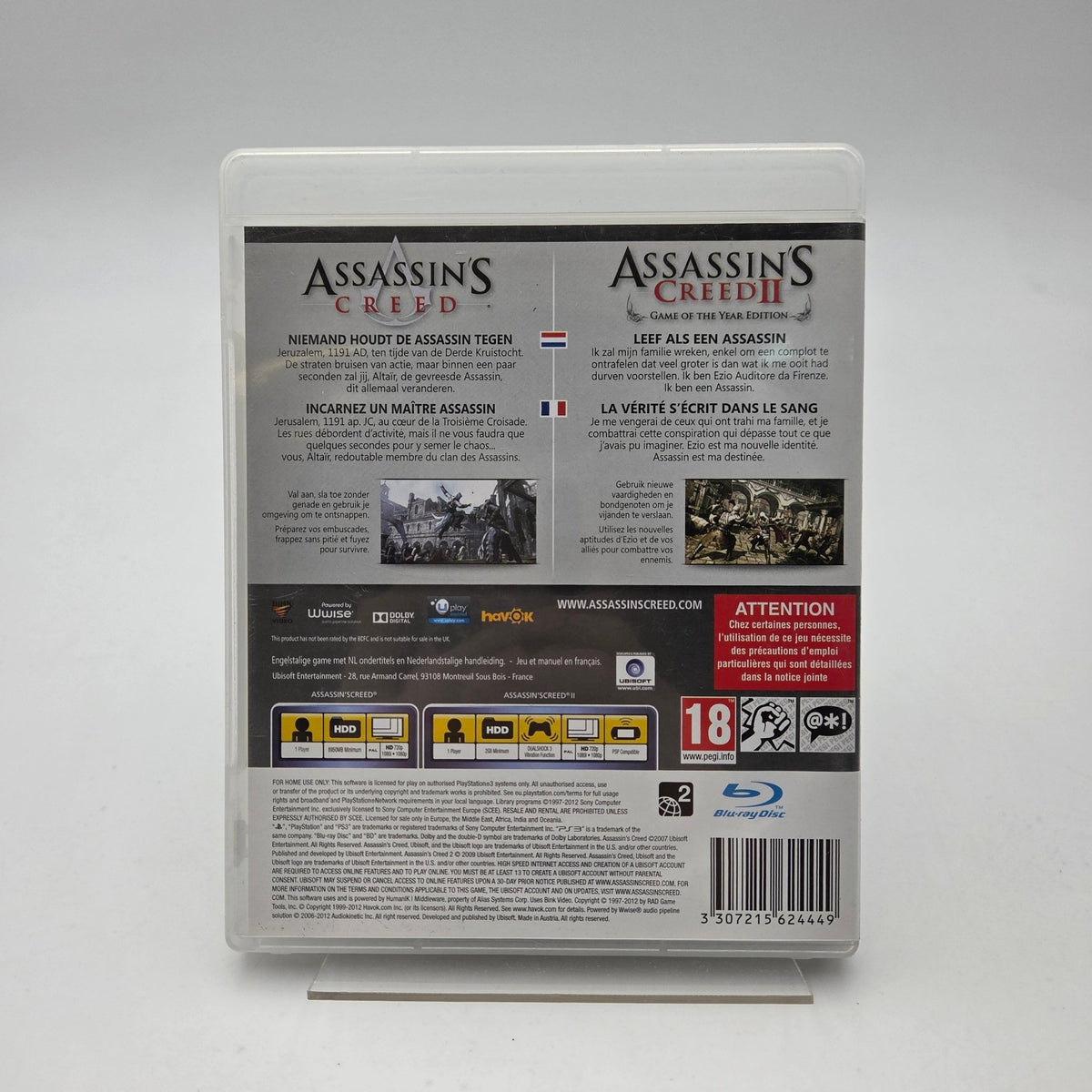 ASSASSIN'S CREED II GAME OF THE YEAR EDITION + ASSASSIN'S CREED - PLAYSTATION 3 - Strike Games