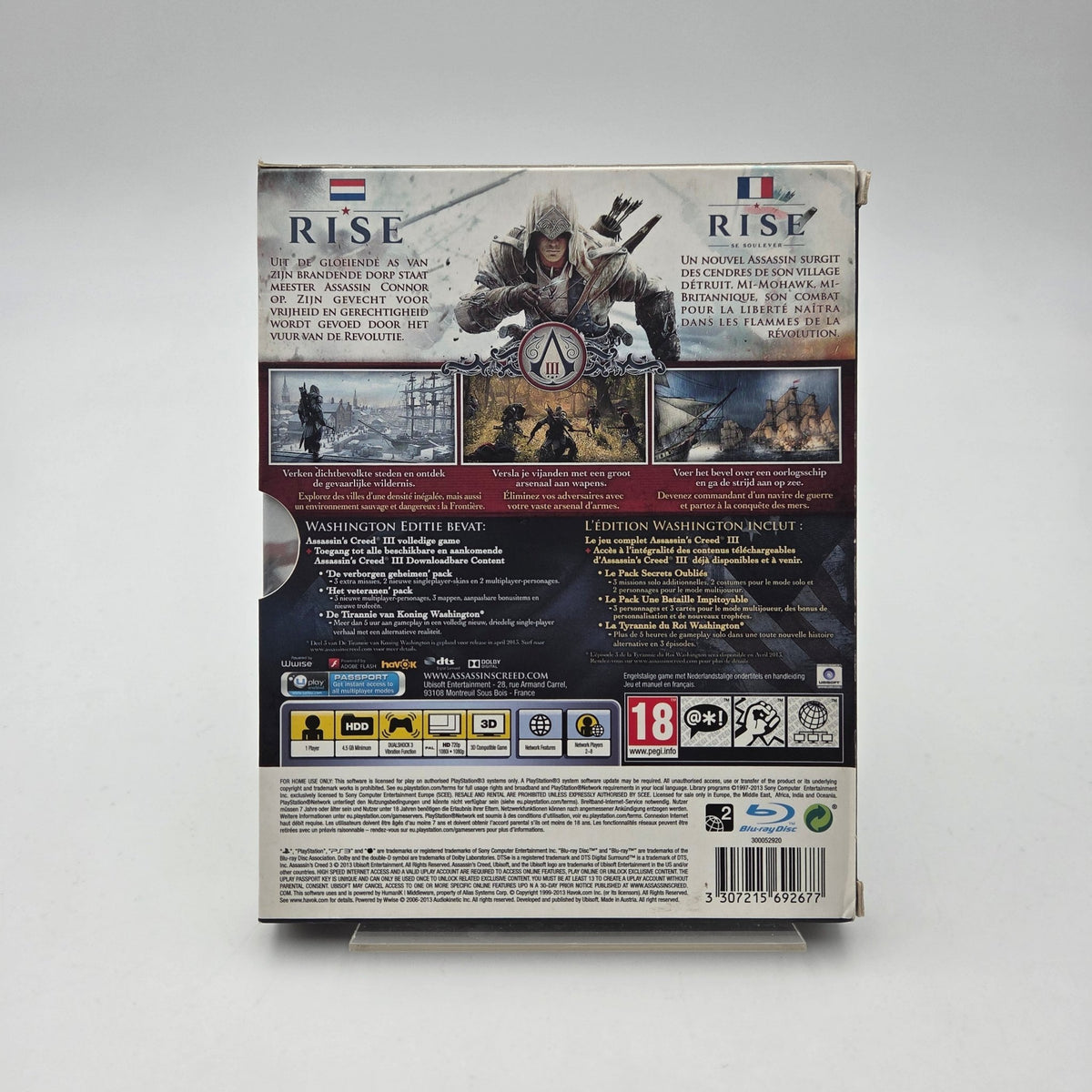 ASSASSIN'S CREED III WASHINGTON EDITION - PLAYSTATION 3 - Strike Games