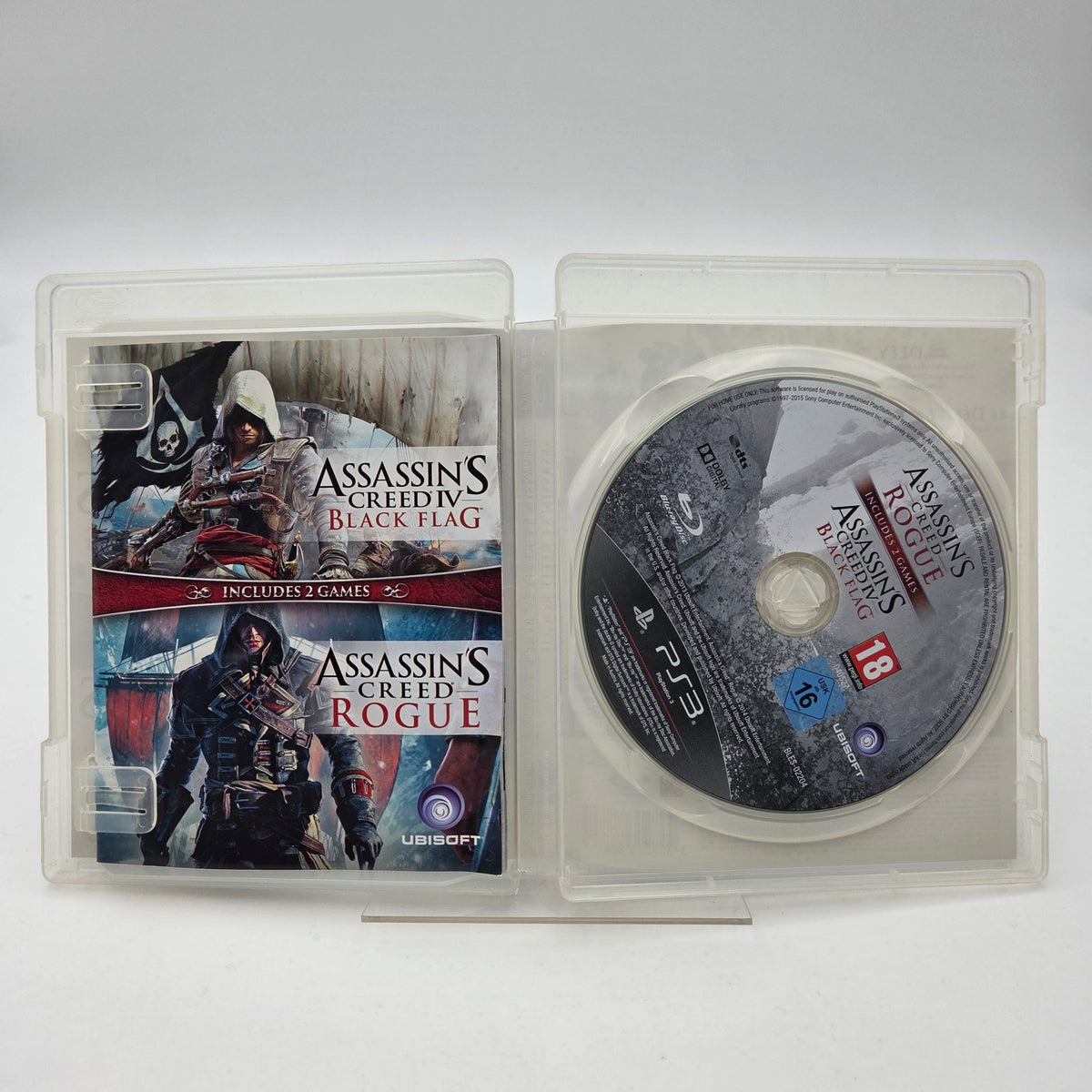 ASSASSIN'S CREED IV BLACK FLAG + ASSASSIN'S CREED ROGUE - PLAYSTATION 3 - Strike Games