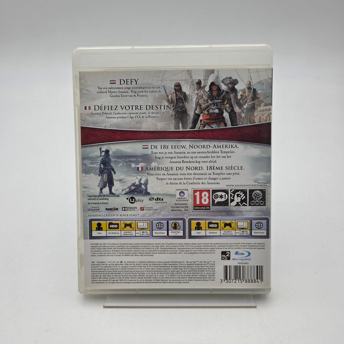 ASSASSIN'S CREED IV BLACK FLAG + ASSASSIN'S CREED ROGUE - PLAYSTATION 3 - Strike Games