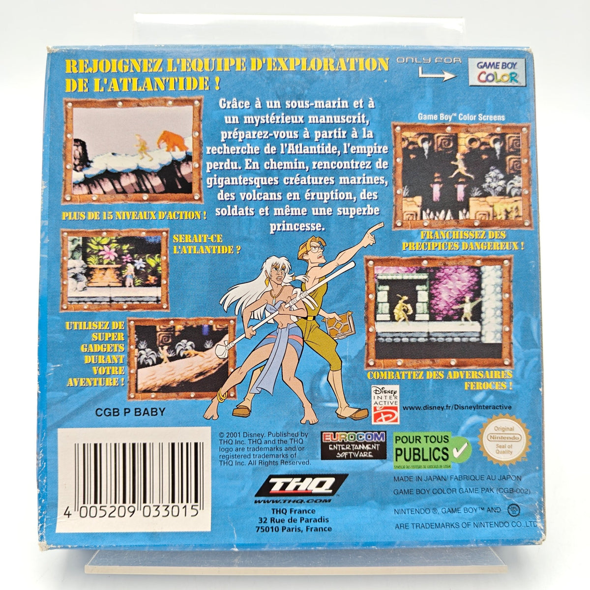 ATLANTIDE : L'EMPIRE PERDU - GAMEBOY COLOR - Strike Games