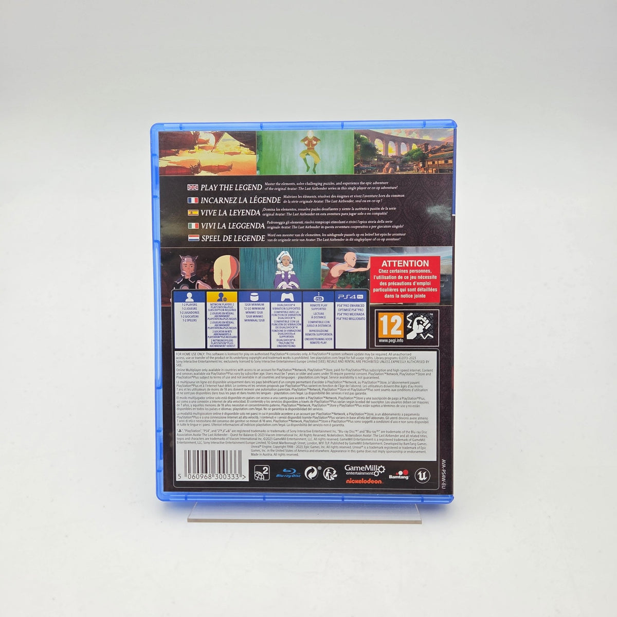 AVATAR THE LAST AIRBENDER QUEST FOR BALANCE - PLAYSTATION 4 - Strike Games