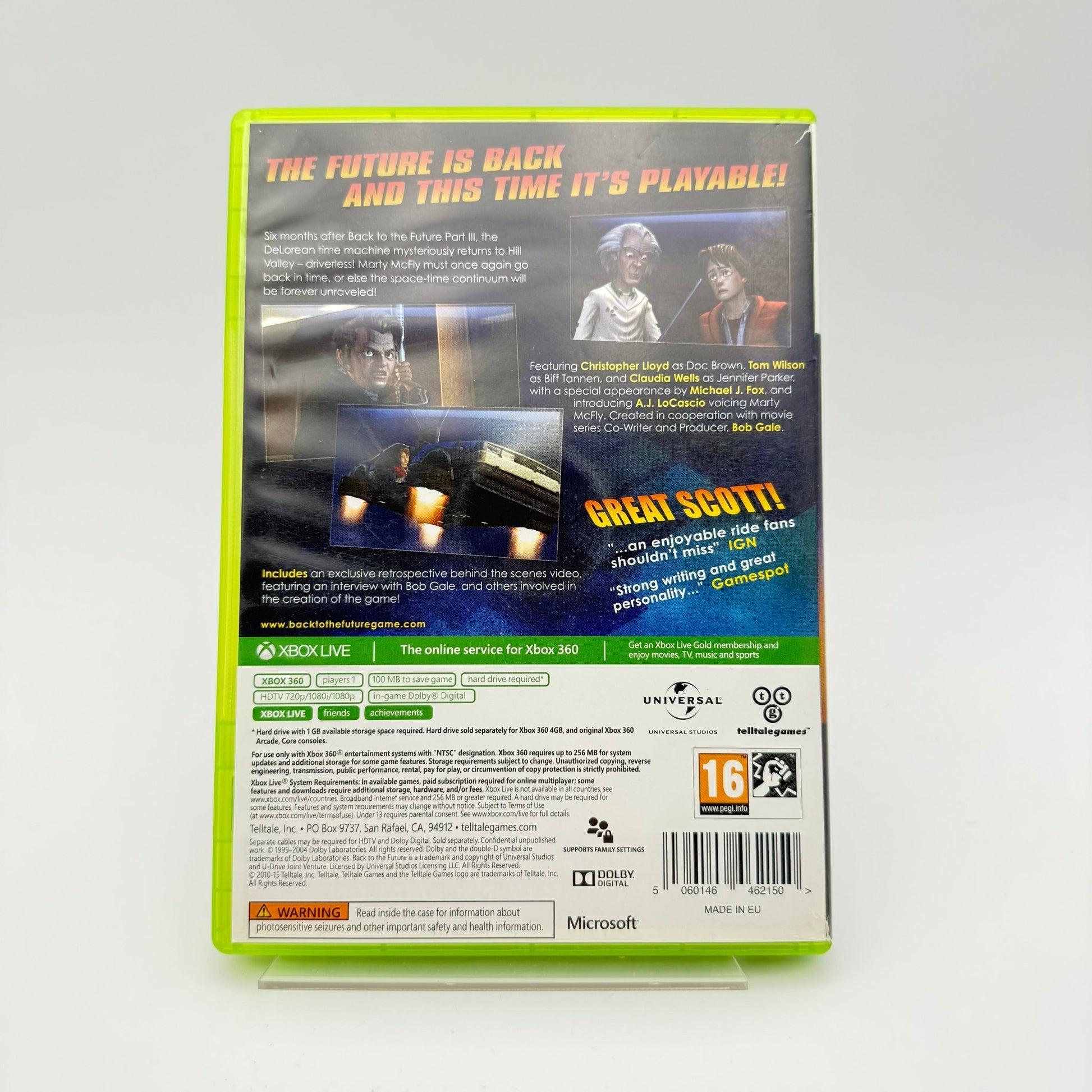 BACK TO THE FUTURE THE GAME - XBOX 360 - Strike Games