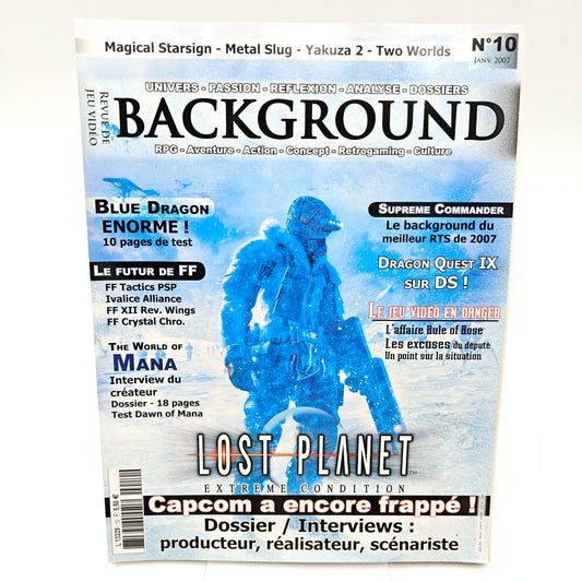 BACKGROUND NUMERO 10 - MAGAZINE JEUX VIDEO - Strike Games