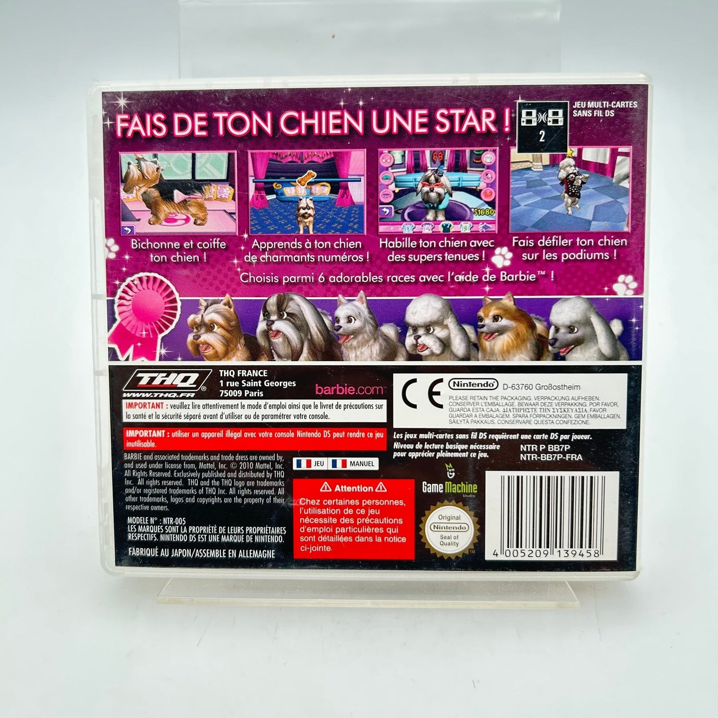 BARBIE ET LE SALON DES CHIENS - NINTENDO DS - Strike Games