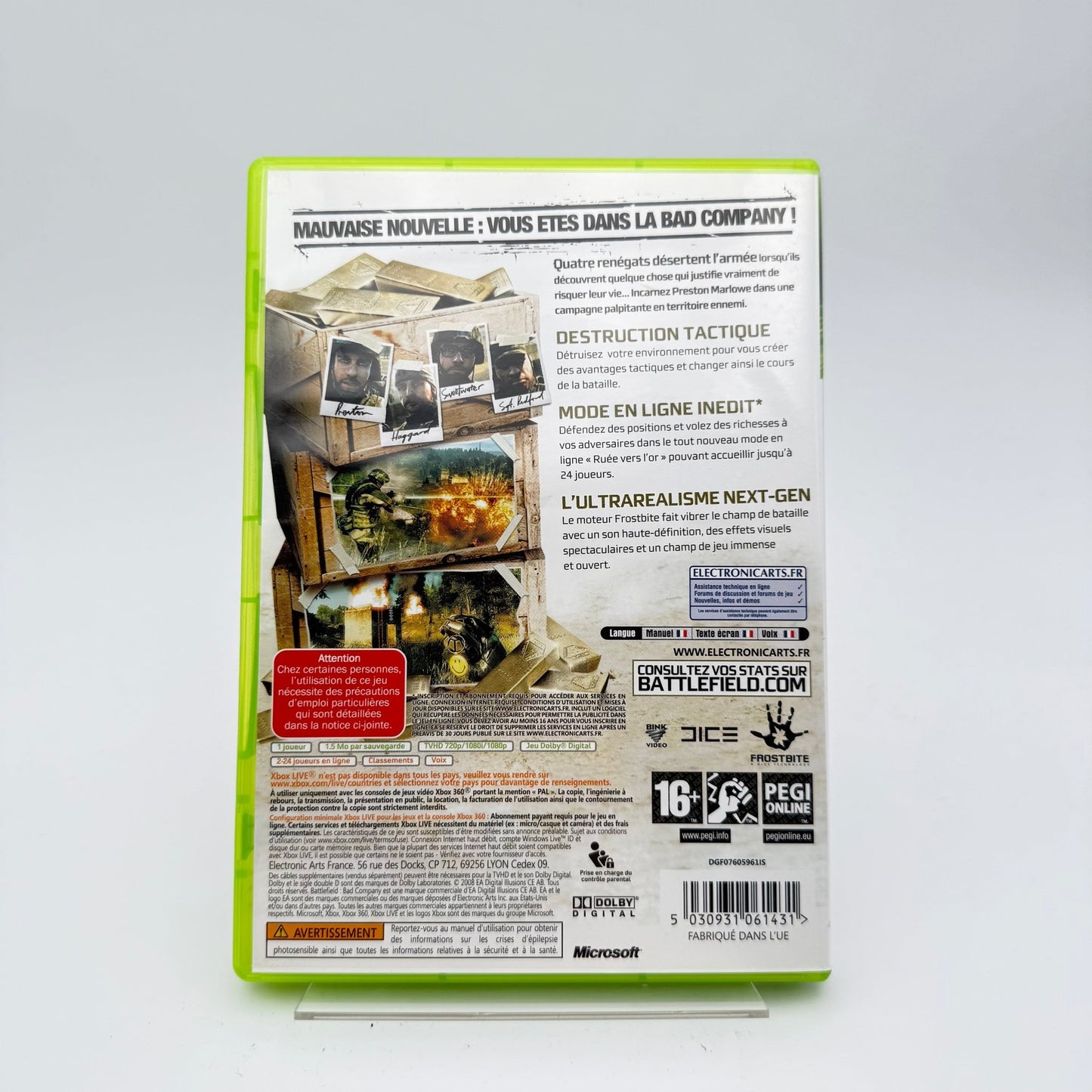 BATTLEFIELD BAD COMPANY - XBOX 360 - Strike Games
