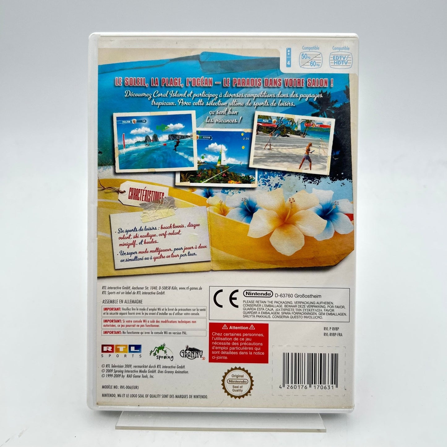 BEACH FUN SUMMER CHALLENGE - WII - Strike Games