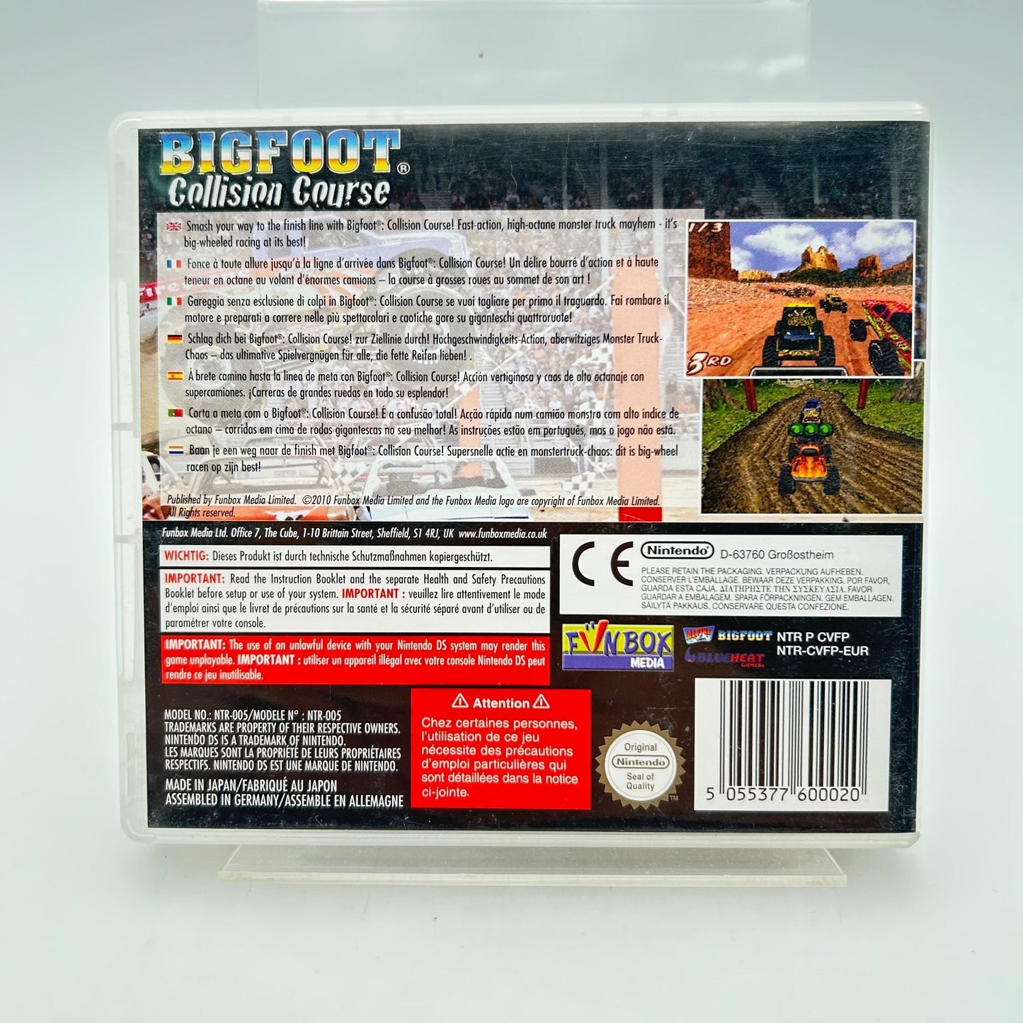 BIGFOOT COLLISION COURSE - NINTENDO DS - Strike Games