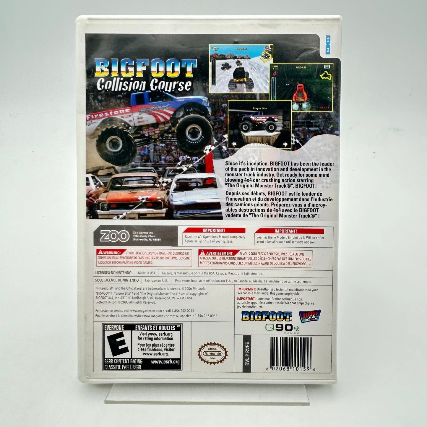 BIGFOOT COLLISION COURSE - WII - Strike Games