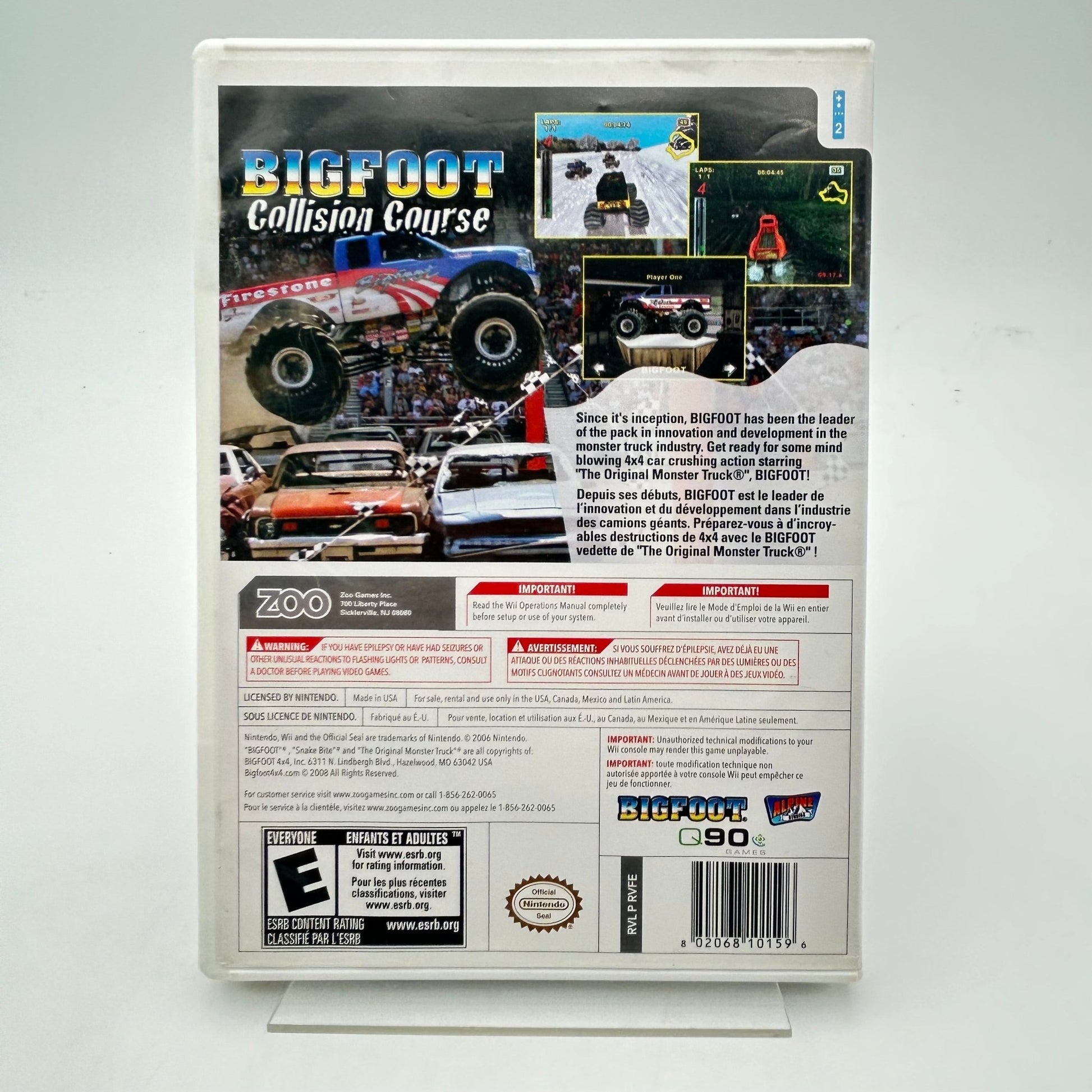BIGFOOT COLLISION COURSE - WII - Strike Games