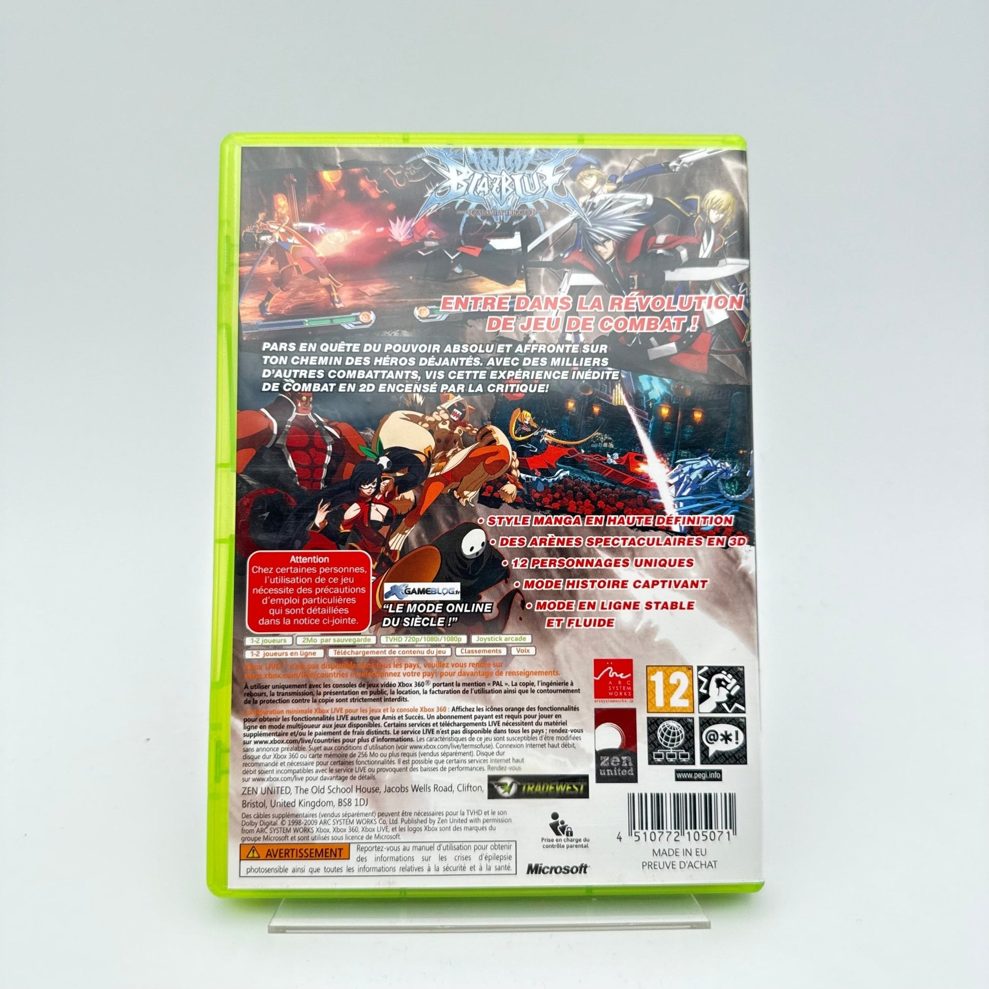 BLAZBLUE CALAMITY TRIGGER - XBOX 360 - Strike Games