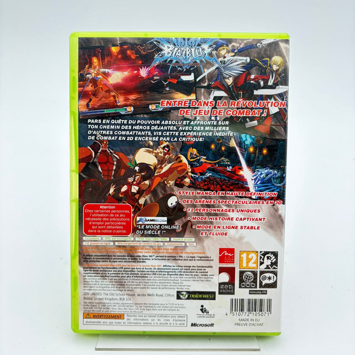 BLAZBLUE CALAMITY TRIGGER - XBOX 360 - Strike Games