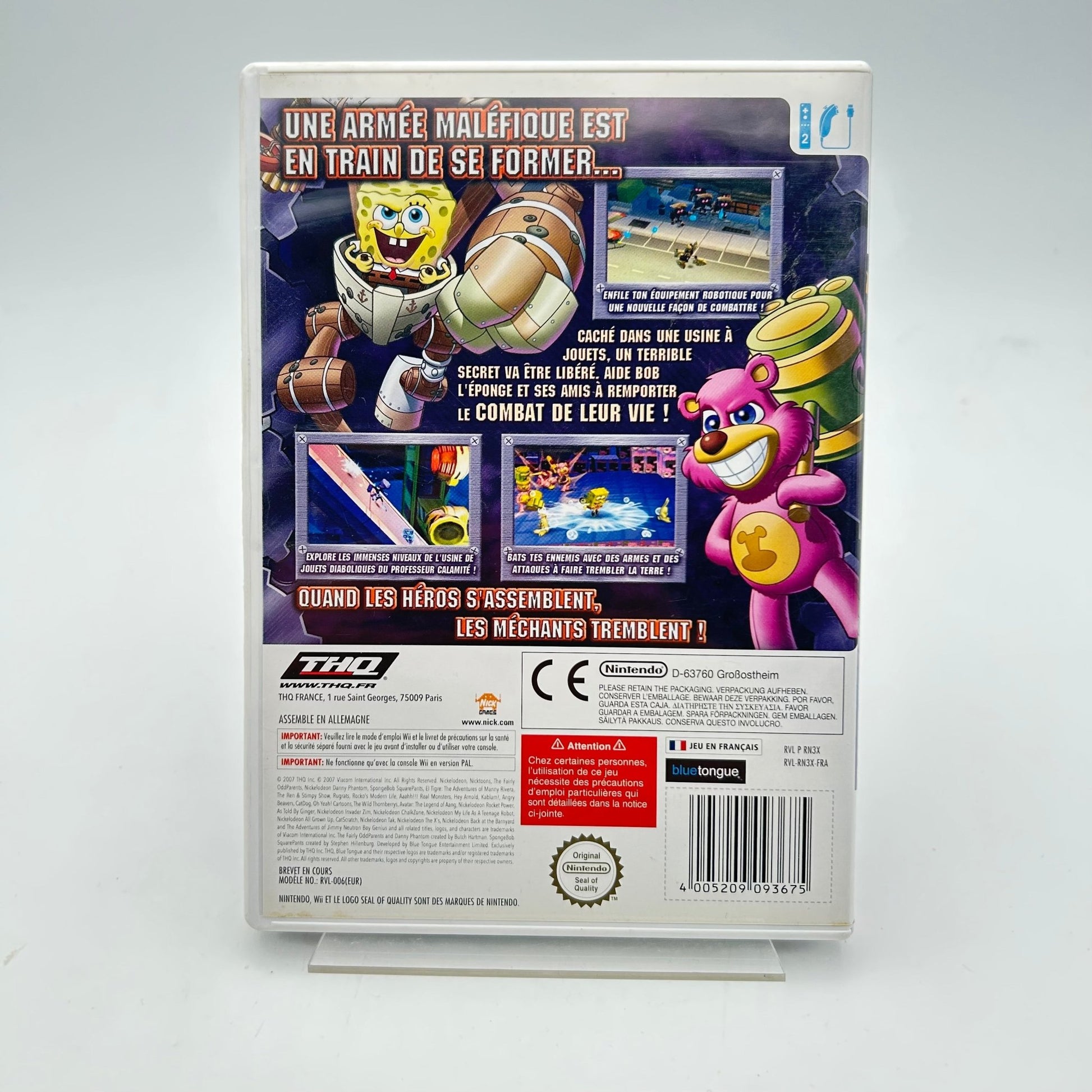 BOB L EPONGE CONTRE LES ROBOTS JOUETS - WII - Strike Games