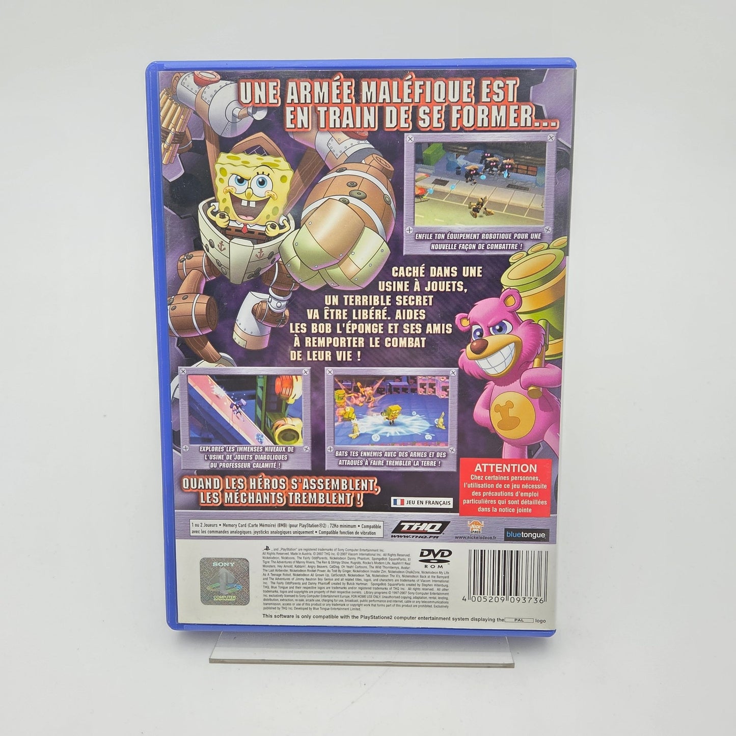 BOB L'EPONGE CONTRE LES ROBOTS-JOUETS - PLAYSTATION 2 - Strike Games