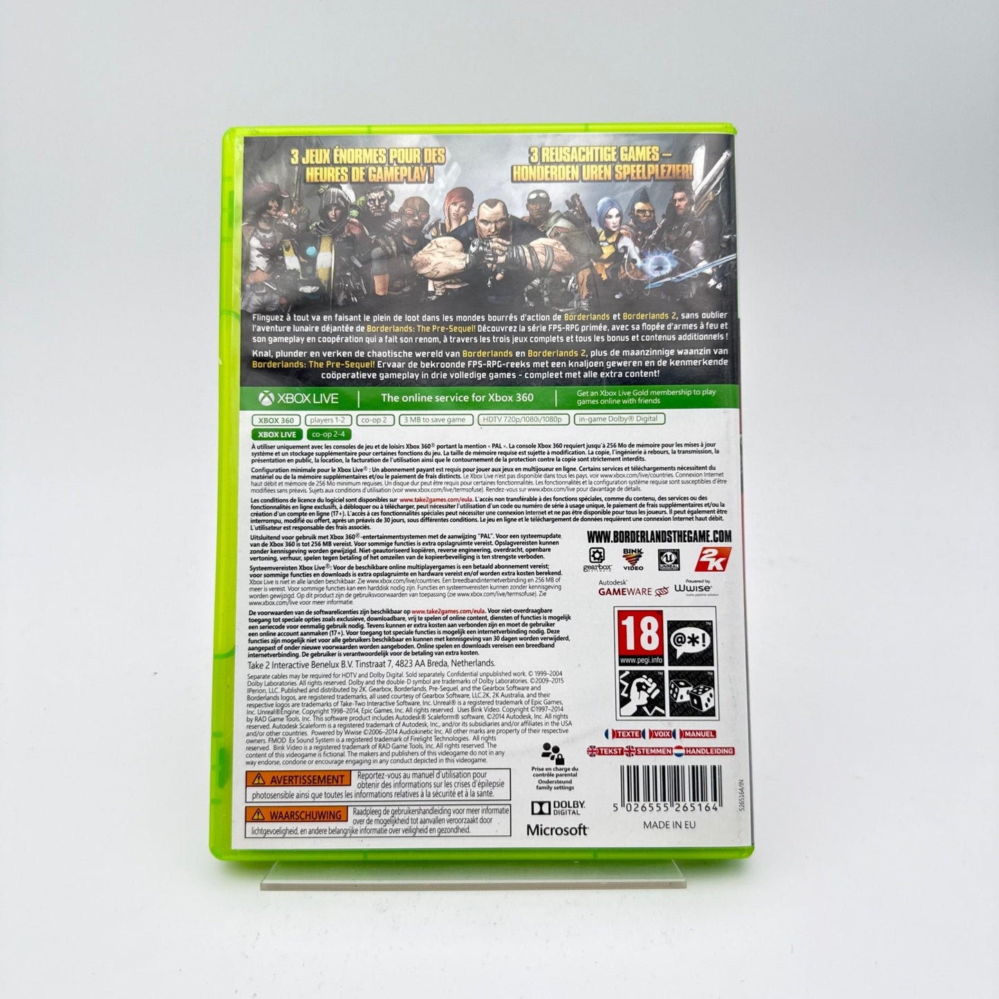 BORDERLANDS TRIPLE PACK - XBOX 360 - Strike Games