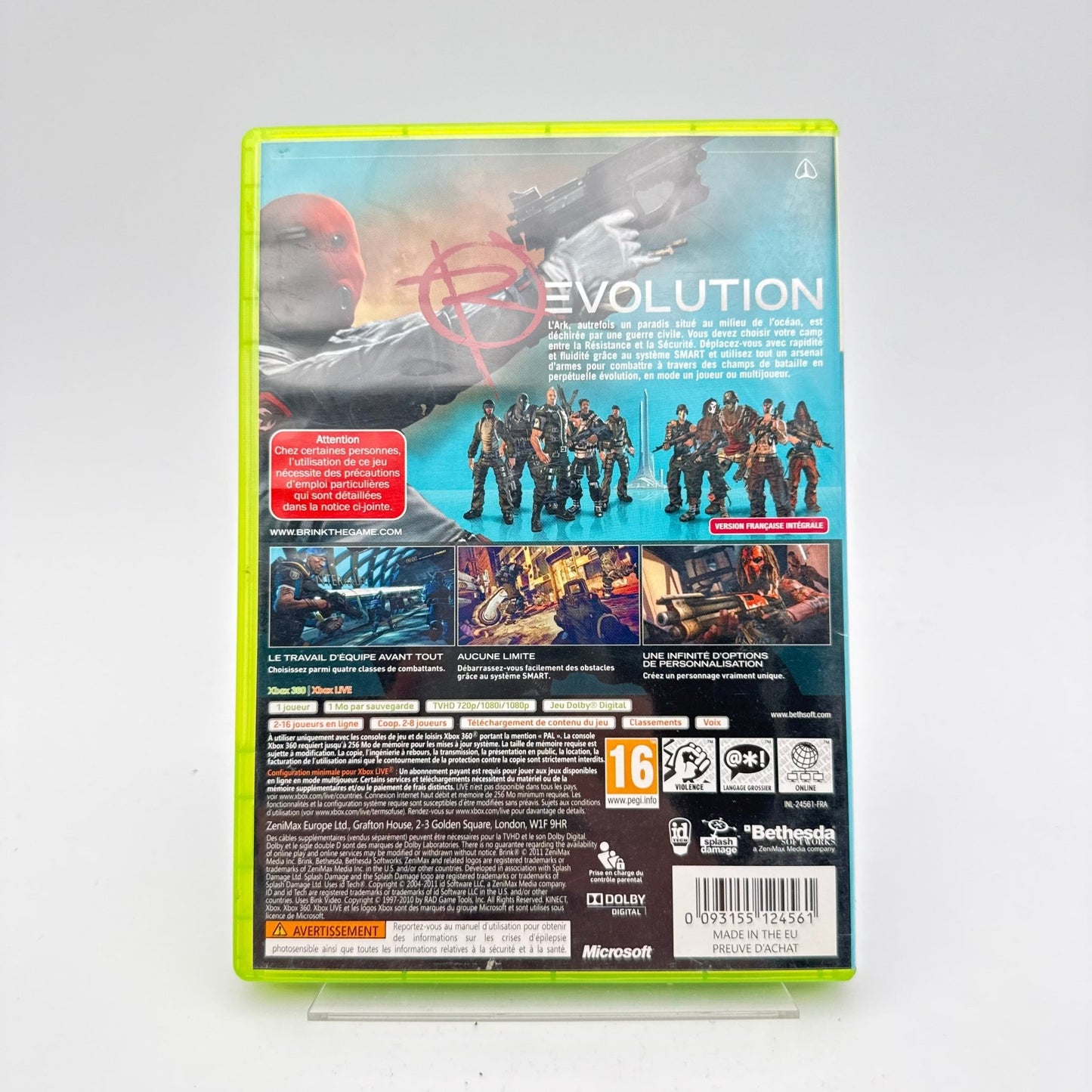 BRINK - XBOX 360 - Strike Games