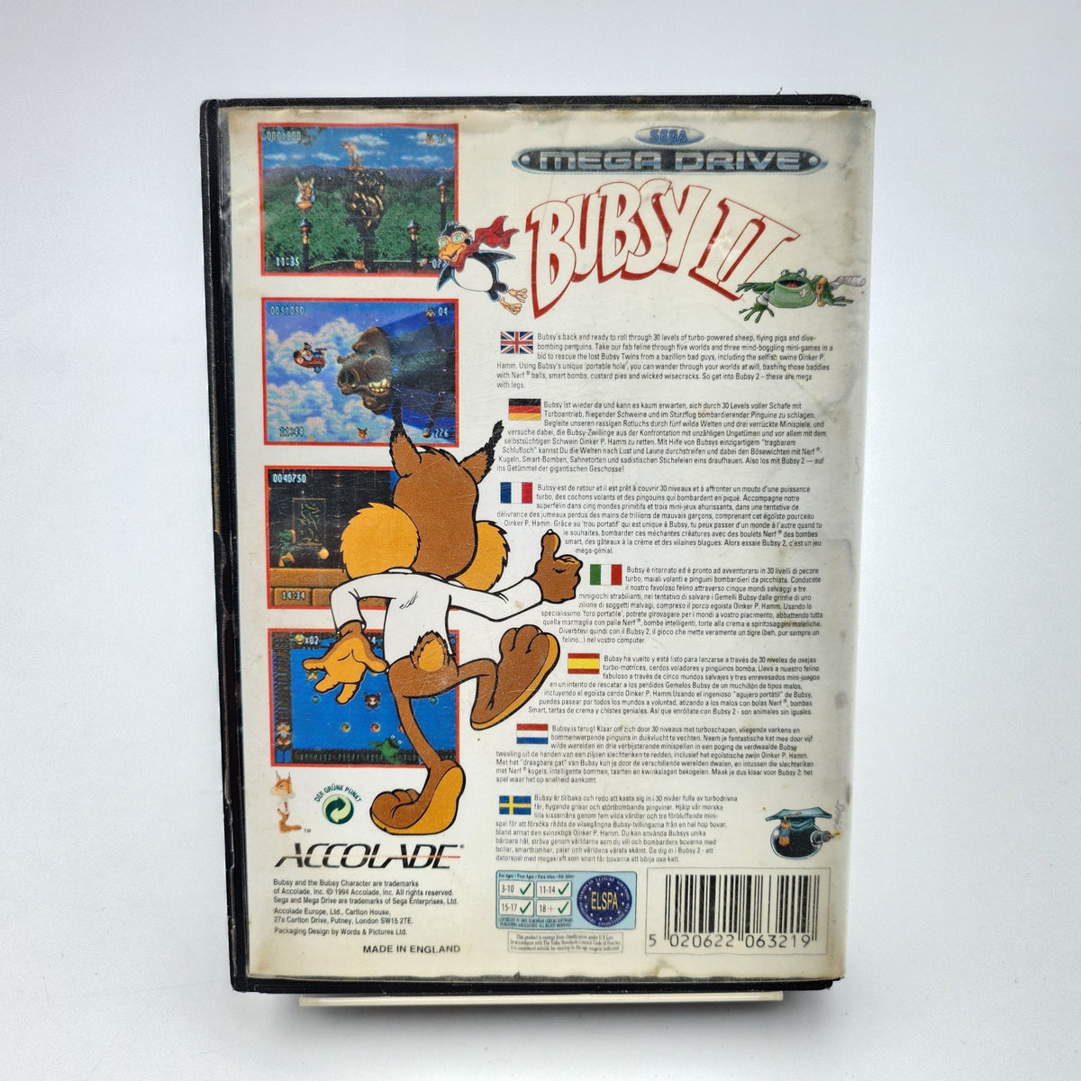 Bubsy II - Mega Drive - Strike Games