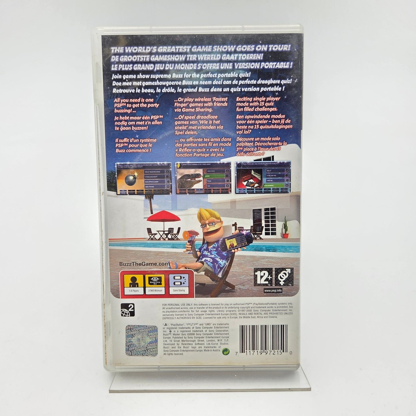 BUZZ! MASTER QUIZZ - PLAYSTATION PORTABLE - Strike Games