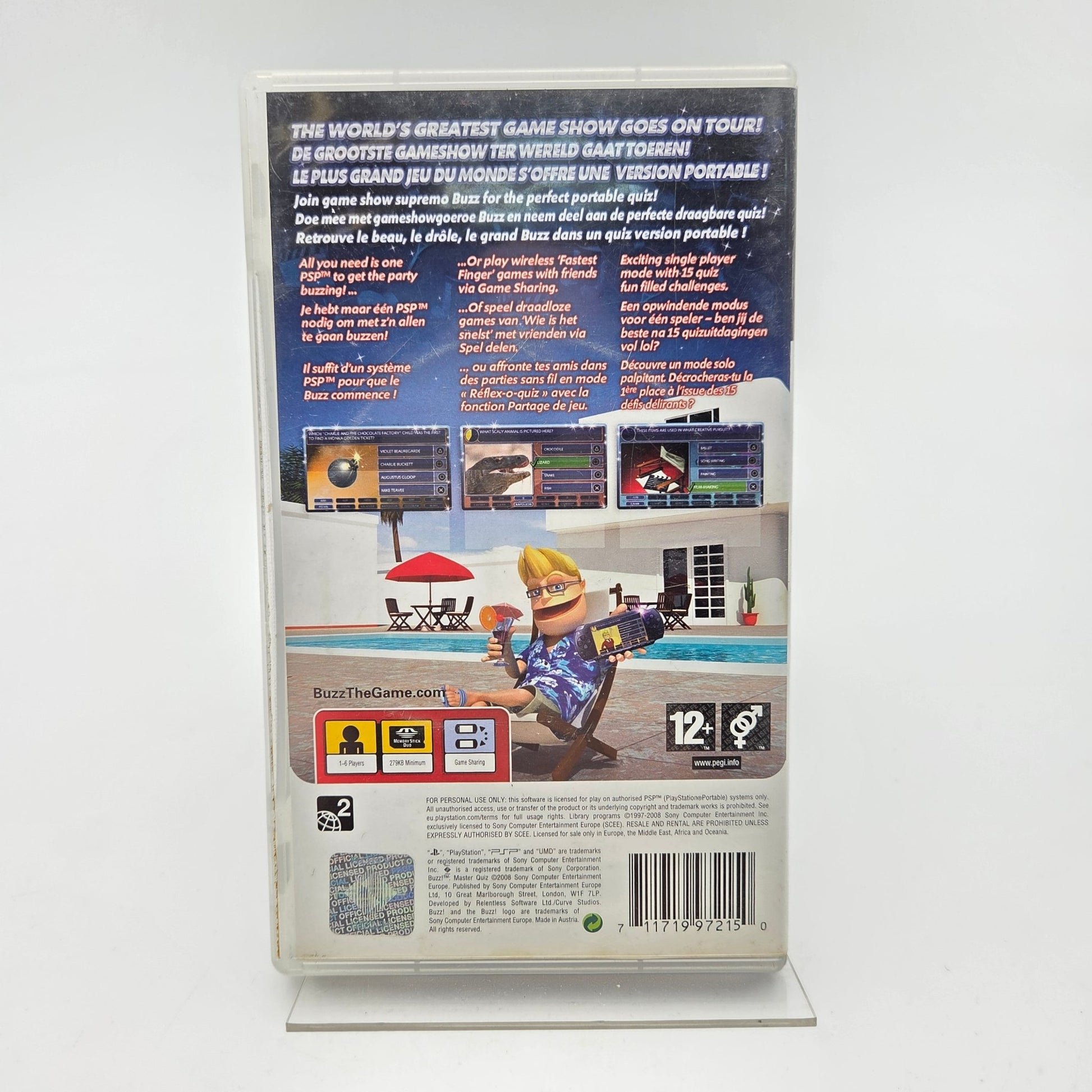 BUZZ! MASTER QUIZZ - PLAYSTATION PORTABLE - Strike Games