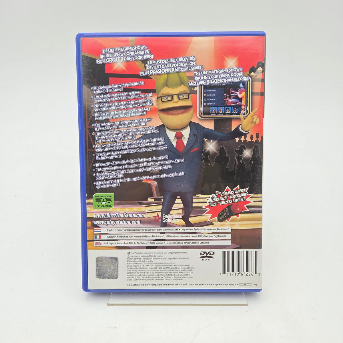 BUZZ! THE BIG QUIZZ - PLAYSTATION 2 - Strike Games