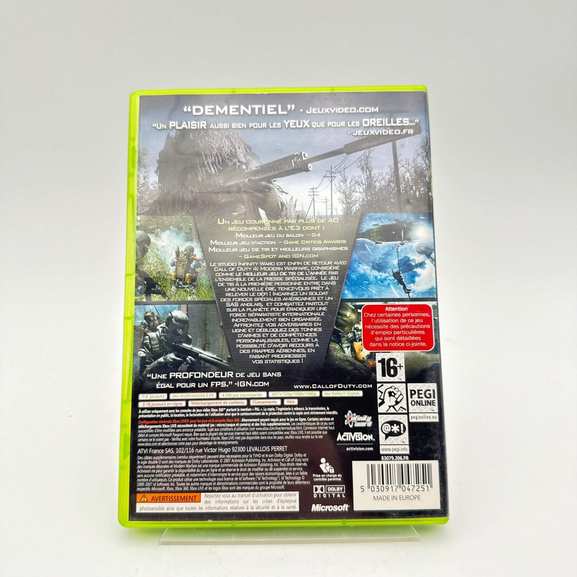 CALL OF DUTY 4 MODERN WARFARE - XBOX 360 - Strike Games