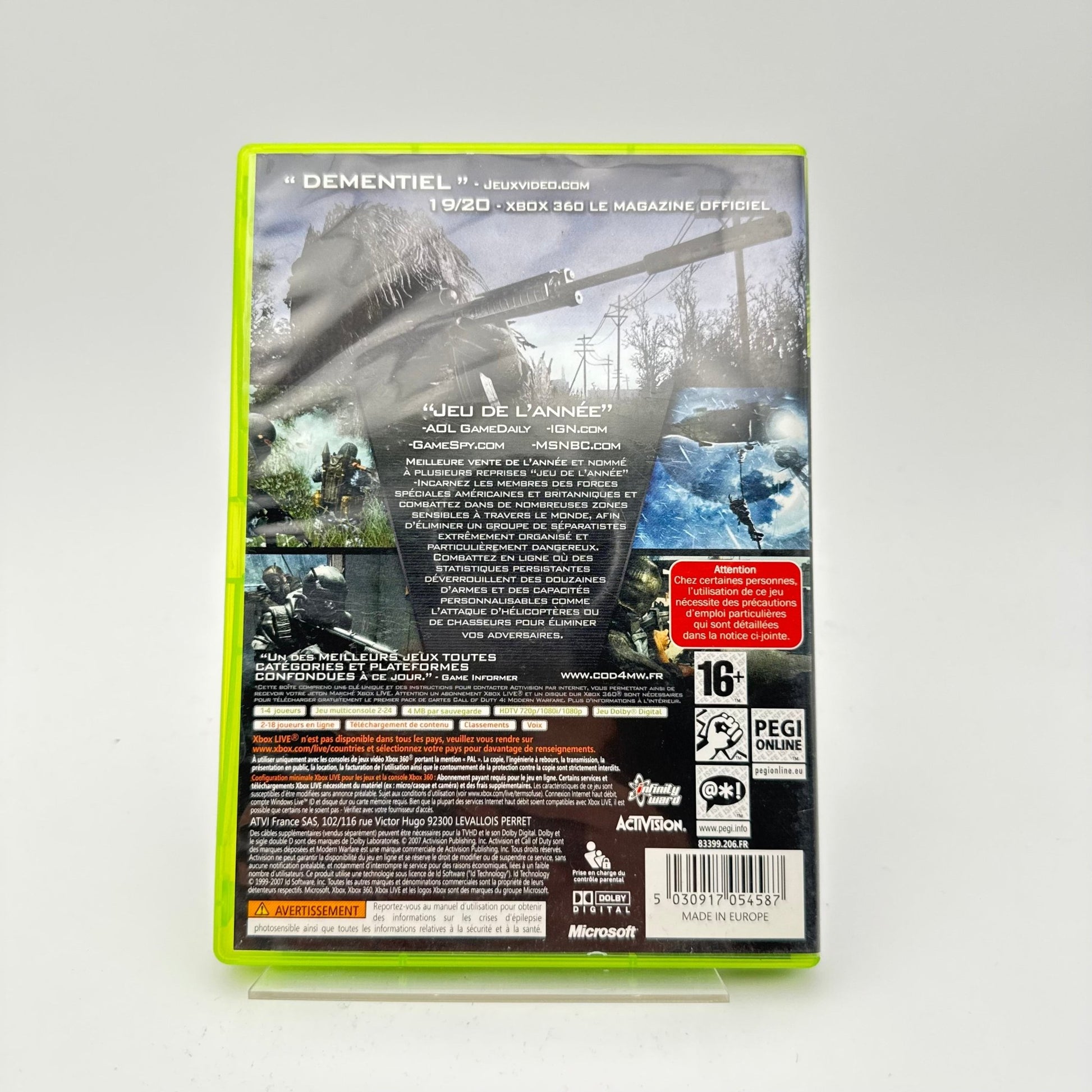CALL OF DUTY 4 MODERN WARFARE - XBOX 360 - Strike Games