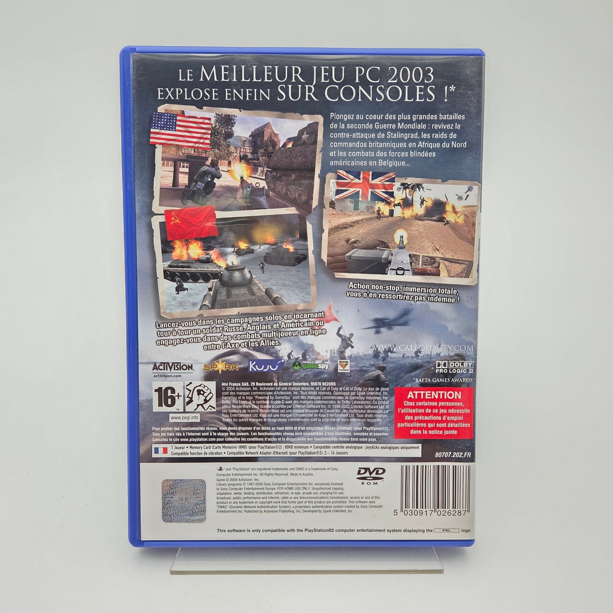 Call of Duty Le Jour de Gloire - Playstation 2 - Strike Games