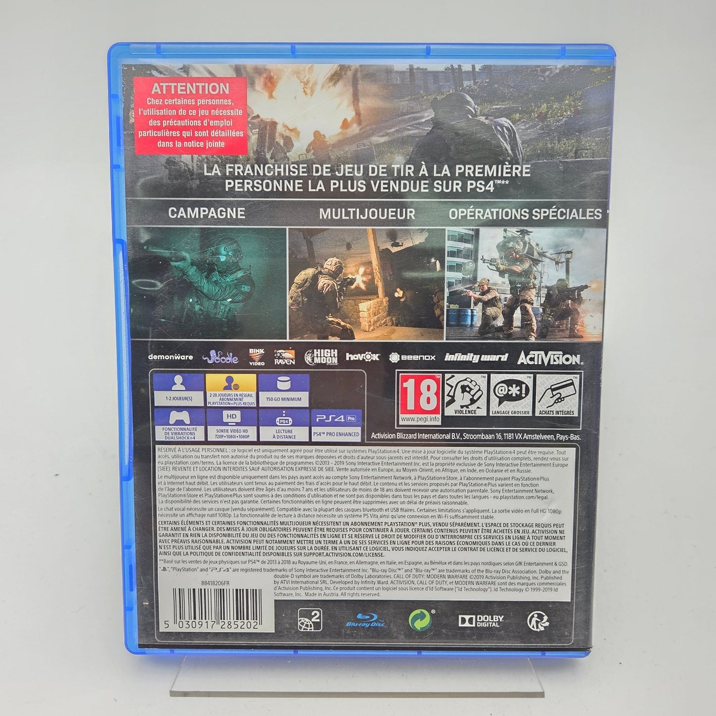 CALL OF DUTY MODERN WARFARE - PLAYSTATION 4 - Strike Games