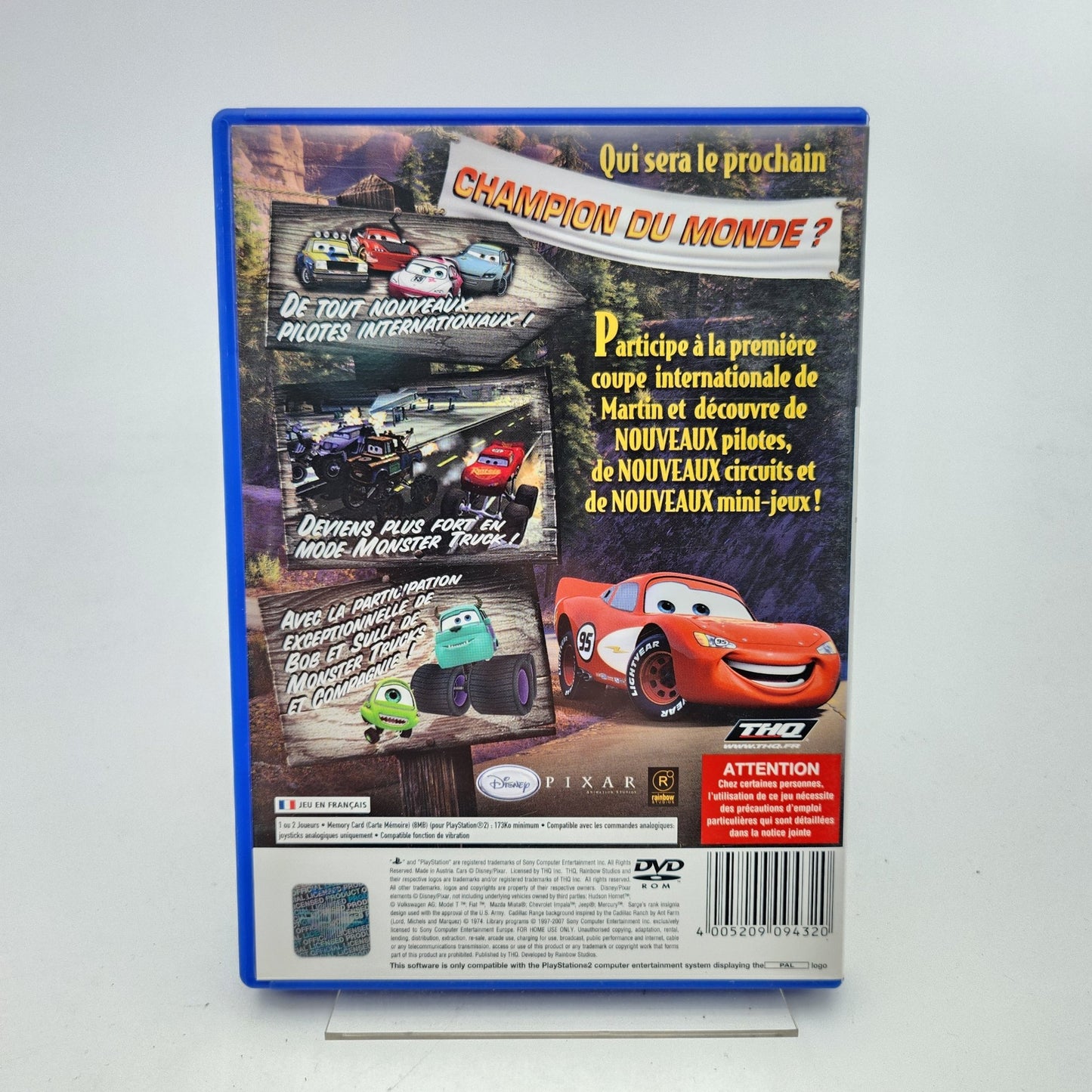 CARS LA COUPE INTERNATIONAL DE MARTIN - PLAYSTATION 2 - Strike Games