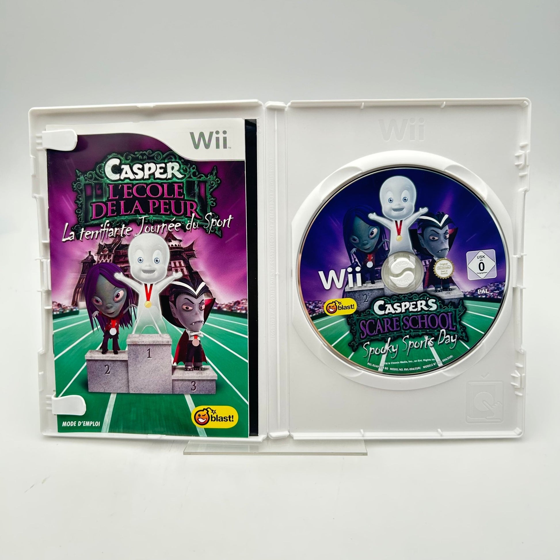 CASPER L ECOLE DE LA PEUR LA TERRIFIANTE JOURNEE DU SPORT - WII - Strike Games