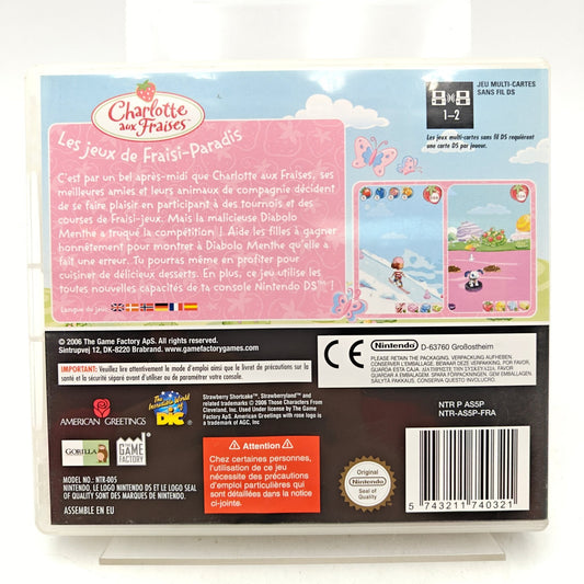CHARLOTTE AUX FRAISES : LES JEUX DE FRAISI-PARADIS - NINTENDO DS - Strike Games