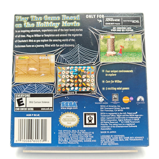 CHARLOTTE'S WEB - GAMEBOY ADVANCE - Strike Games