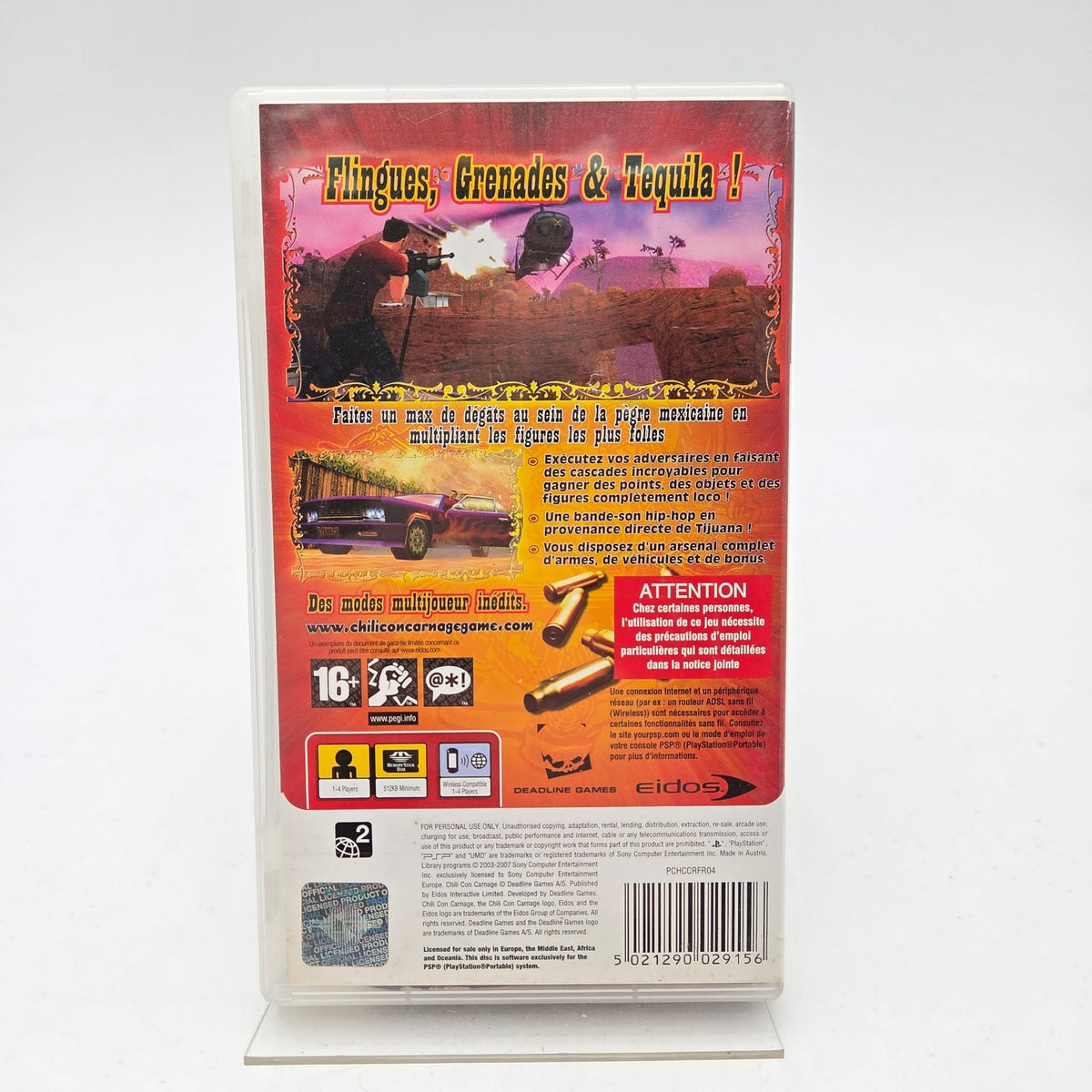 CHILI CON CARNAGE - PLAYSTATION PORTABLE - Strike Games
