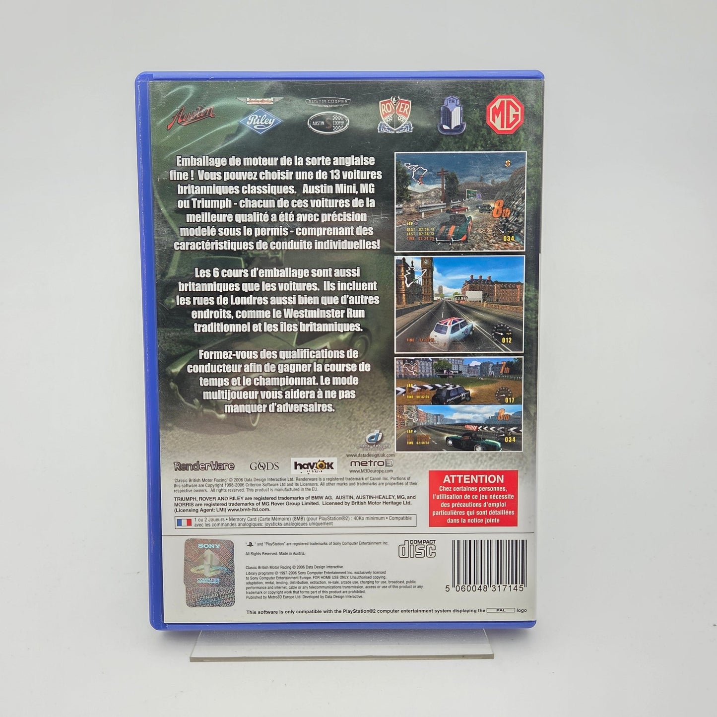 CLASSIC BRITISH MOTOR RACING - PLAYSTATION 2 - Strike Games