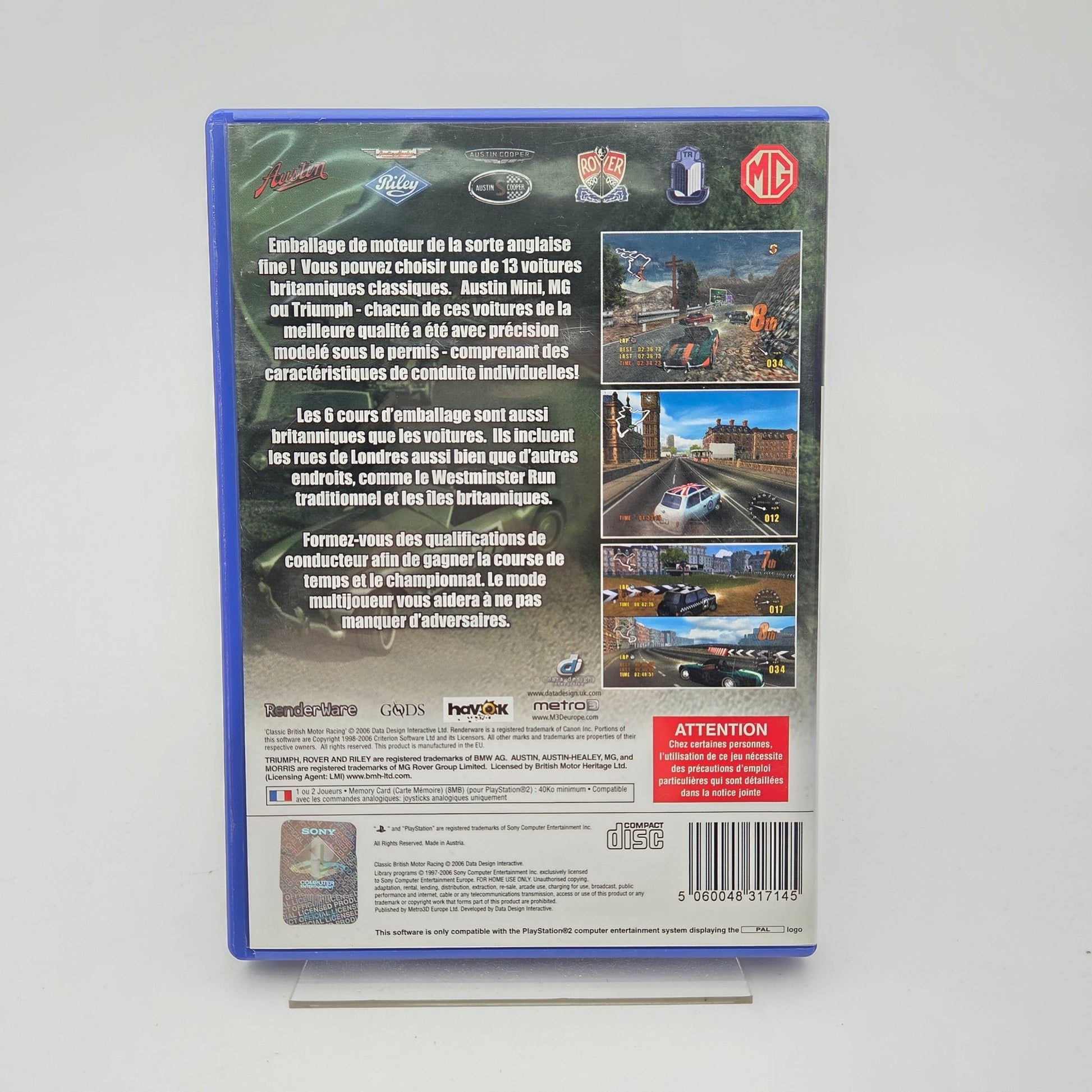 CLASSIC BRITISH MOTOR RACING - PLAYSTATION 2 - Strike Games
