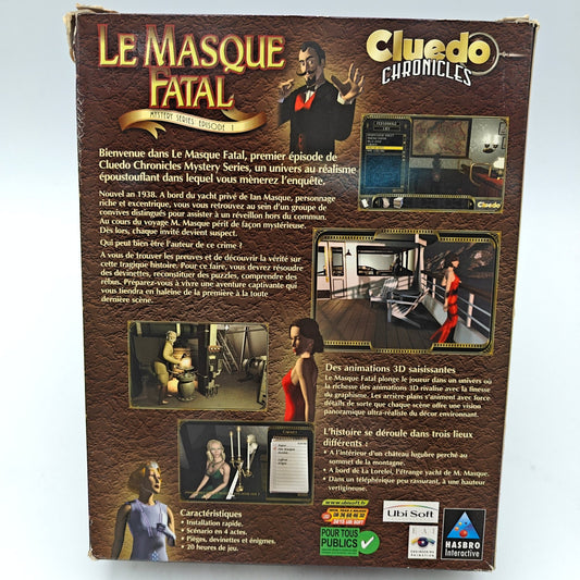 CLUEDO LE MASQUE FATAL - PC BIG BOX - Strike Games