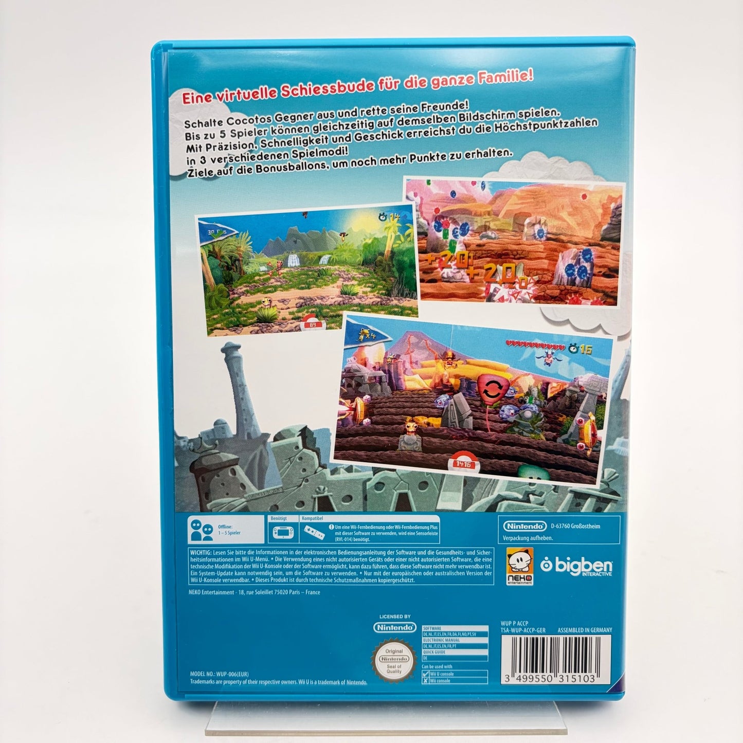 COCOTO MAGIC CIRCUS GUN BUNDLE - WII U - Strike Games