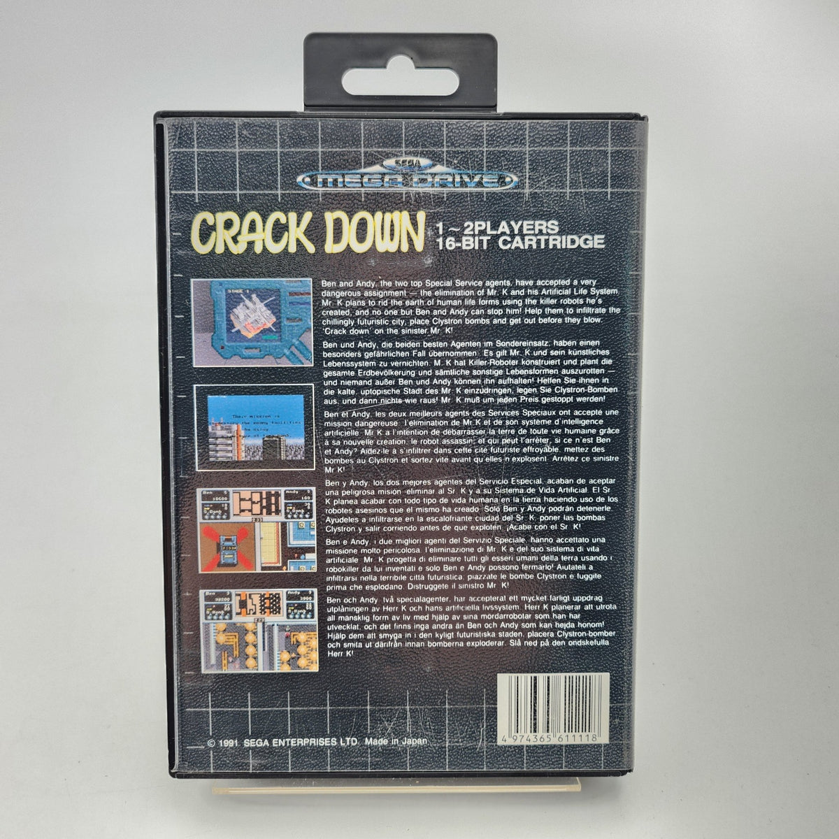 Crack Down - Mega Drive - Strike Games