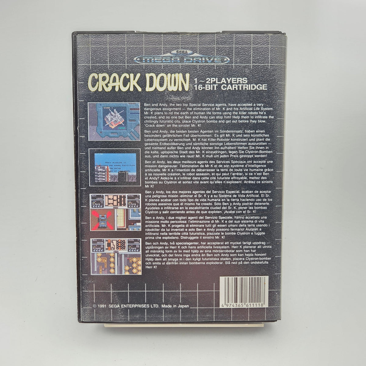 Crack Down - Mega Drive - Strike Games