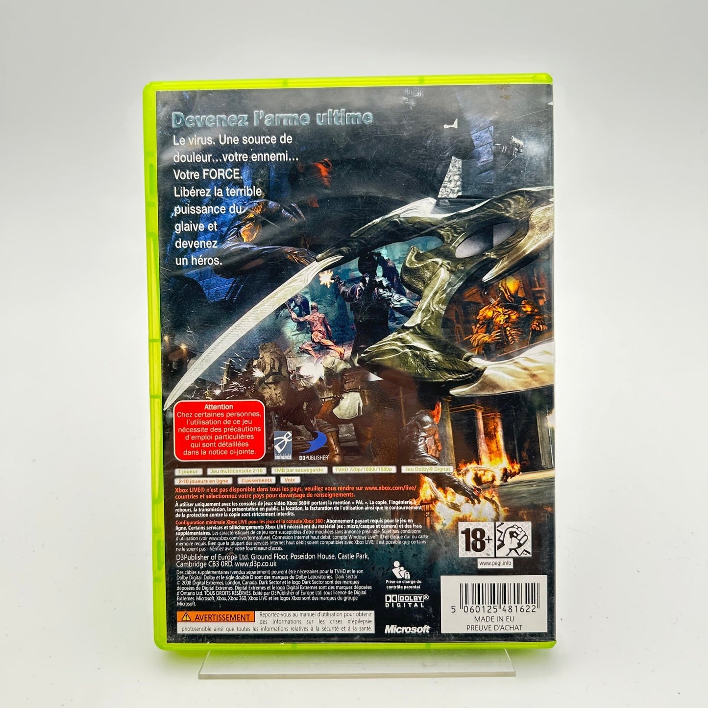 DARK SECTOR - XBOX 360 - Strike Games