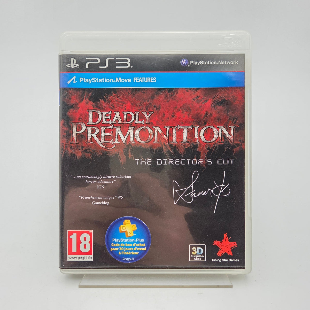 DEADLY PREMONITUION THE DIRECTOR'S CUT - PLAYSTATION 3 - Strike Games