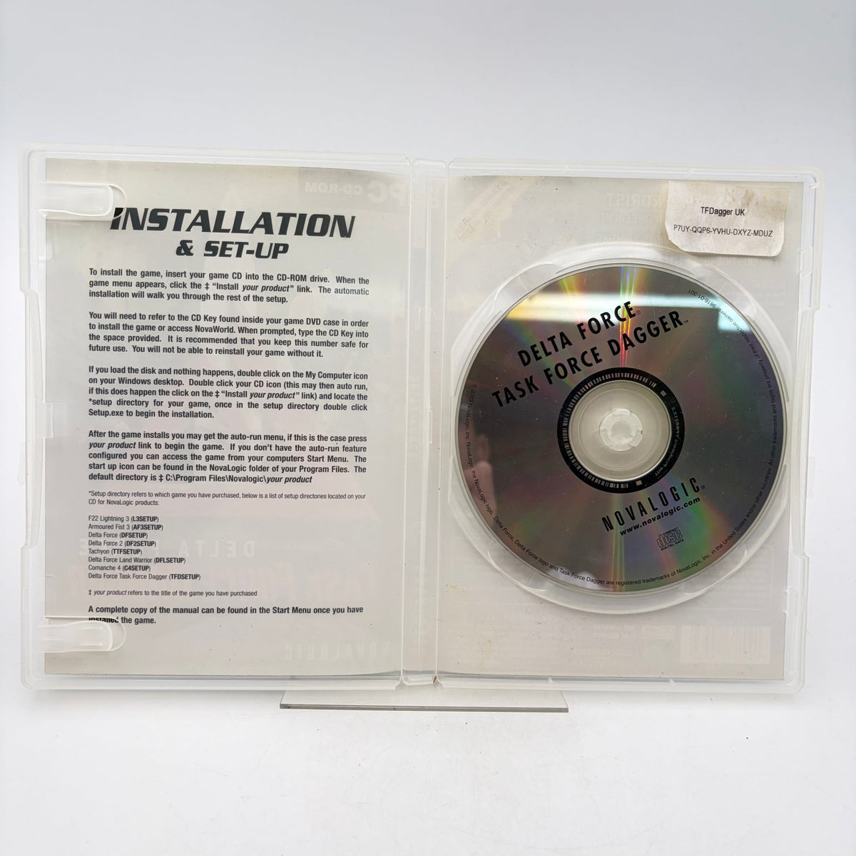 DELTA FORCE: TASK FORCE DAGGER - PC - Strike Games