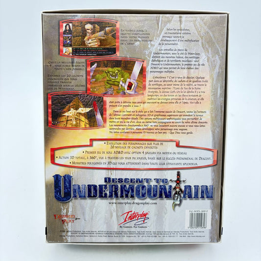 DESCENT TO UNDERMOUNTAIN - PC BIG BOX - Strike Games