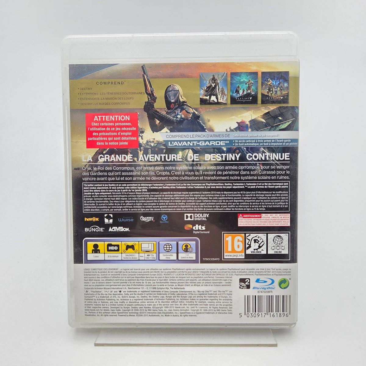 DESTINY LE ROI DES CORROMPUS - PLAYSTATION 3 - Strike Games