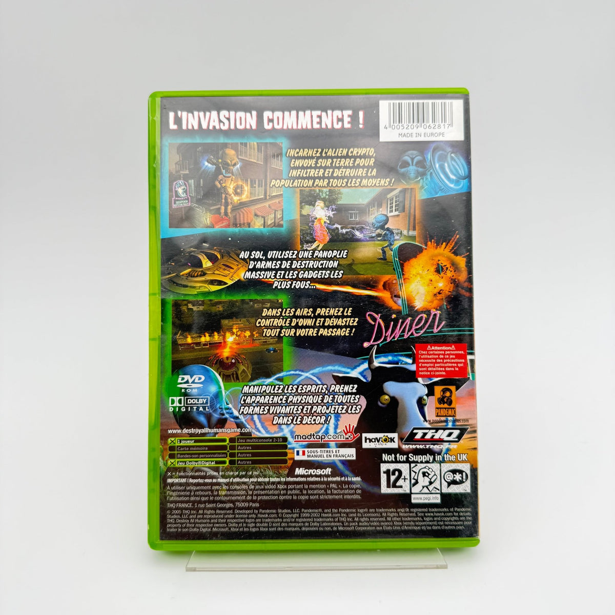 DESTROY ALL HUMANS - XBOX - Strike Games
