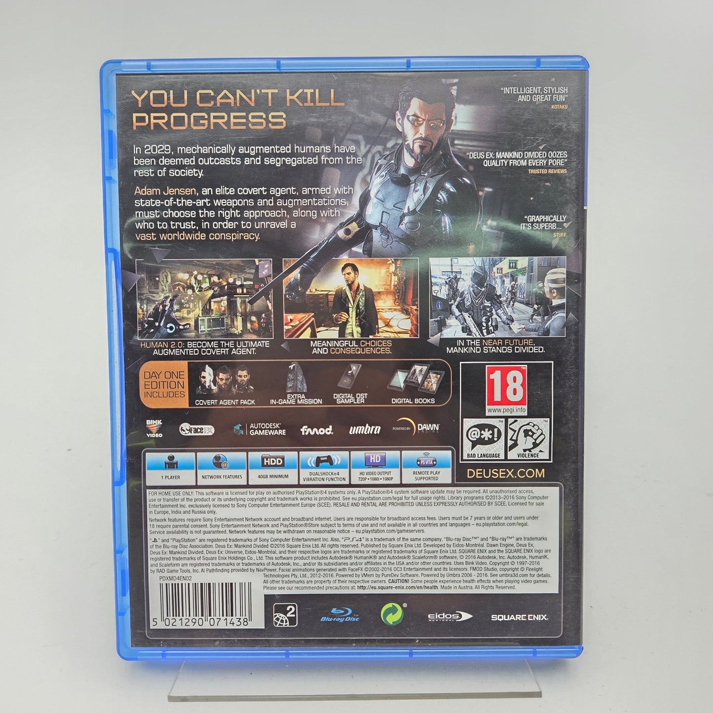 DEUS EX MANKIND DIVIDED - PLAYSTATION 4 - Strike Games