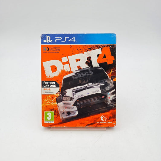 DIRT 4 STEELBOOK - PLAYSTATION 4 - Strike Games