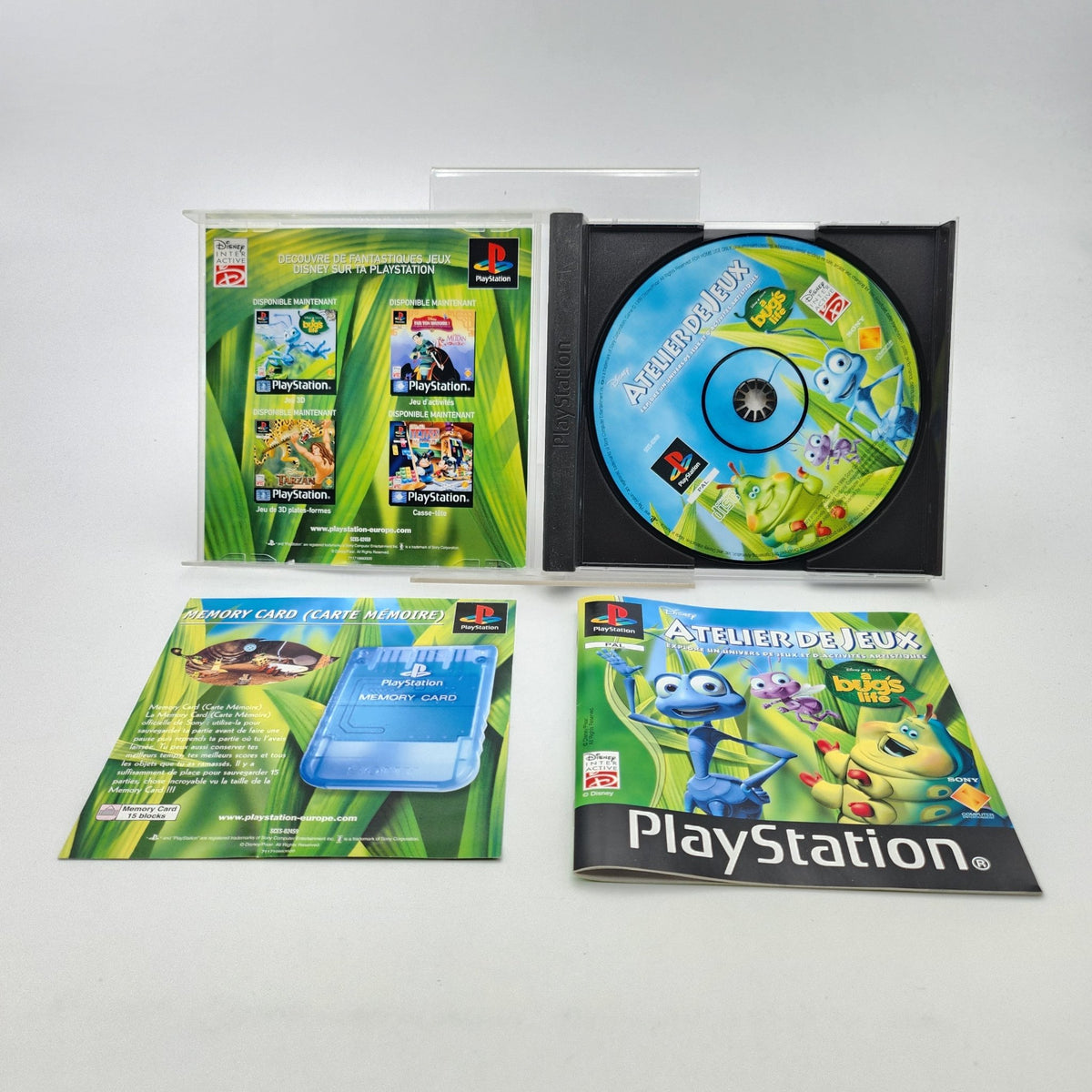DISNEY PIXAR ATELIER DE JEUX A BUG’S LIFE - PLAYSTATION 1 - Strike Games